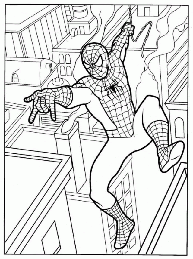 free black spiderman coloring pages download free clip art