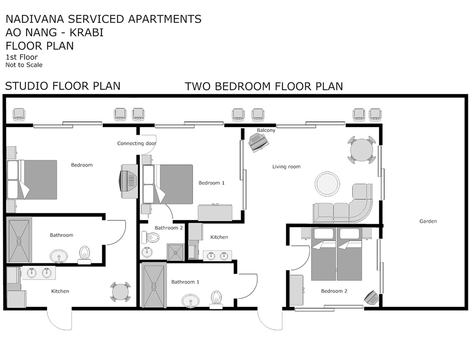 Nadivana Serviced Apartments Fully Serviced Two Bedroom Apartments In A Resort Setting