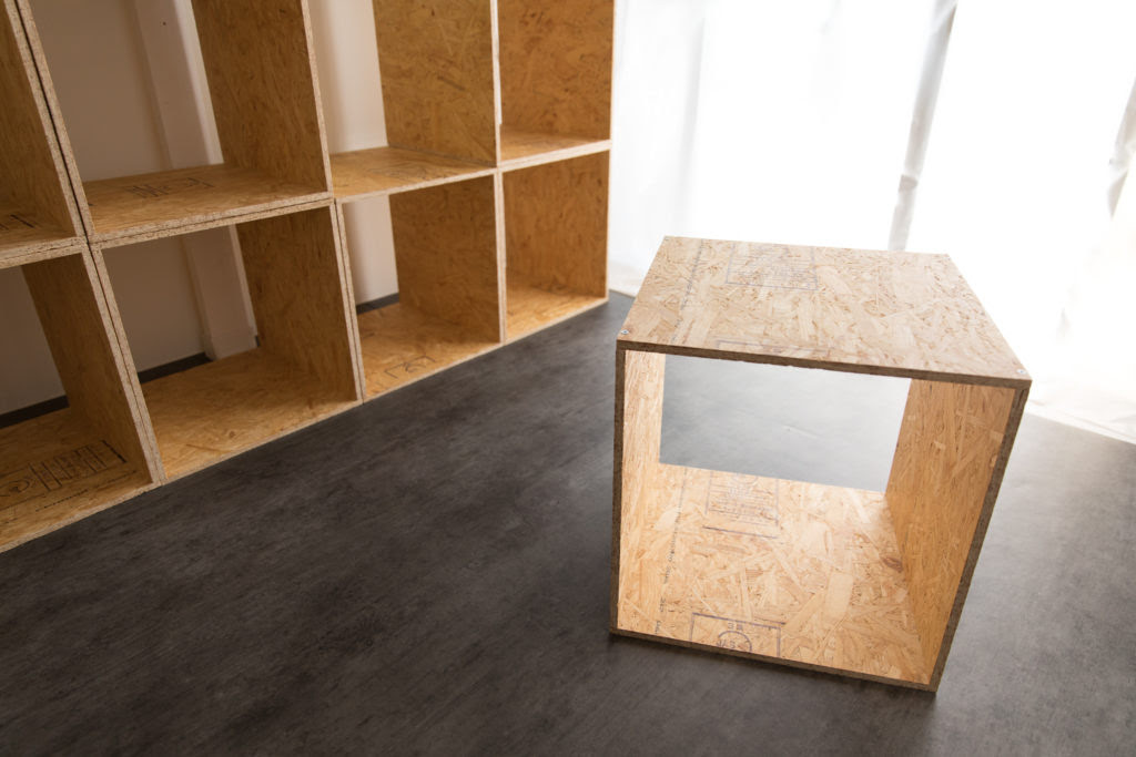 団地diy Vol 14 Osb合板でbox型シェルフをdiy Plus9log