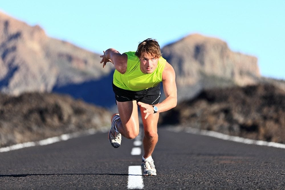 Intense running