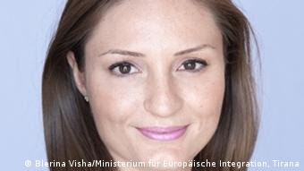 Klajda Gjosha Ministerin für Europäische Integration Albanien (Foto: DW/Ani Ruci)
