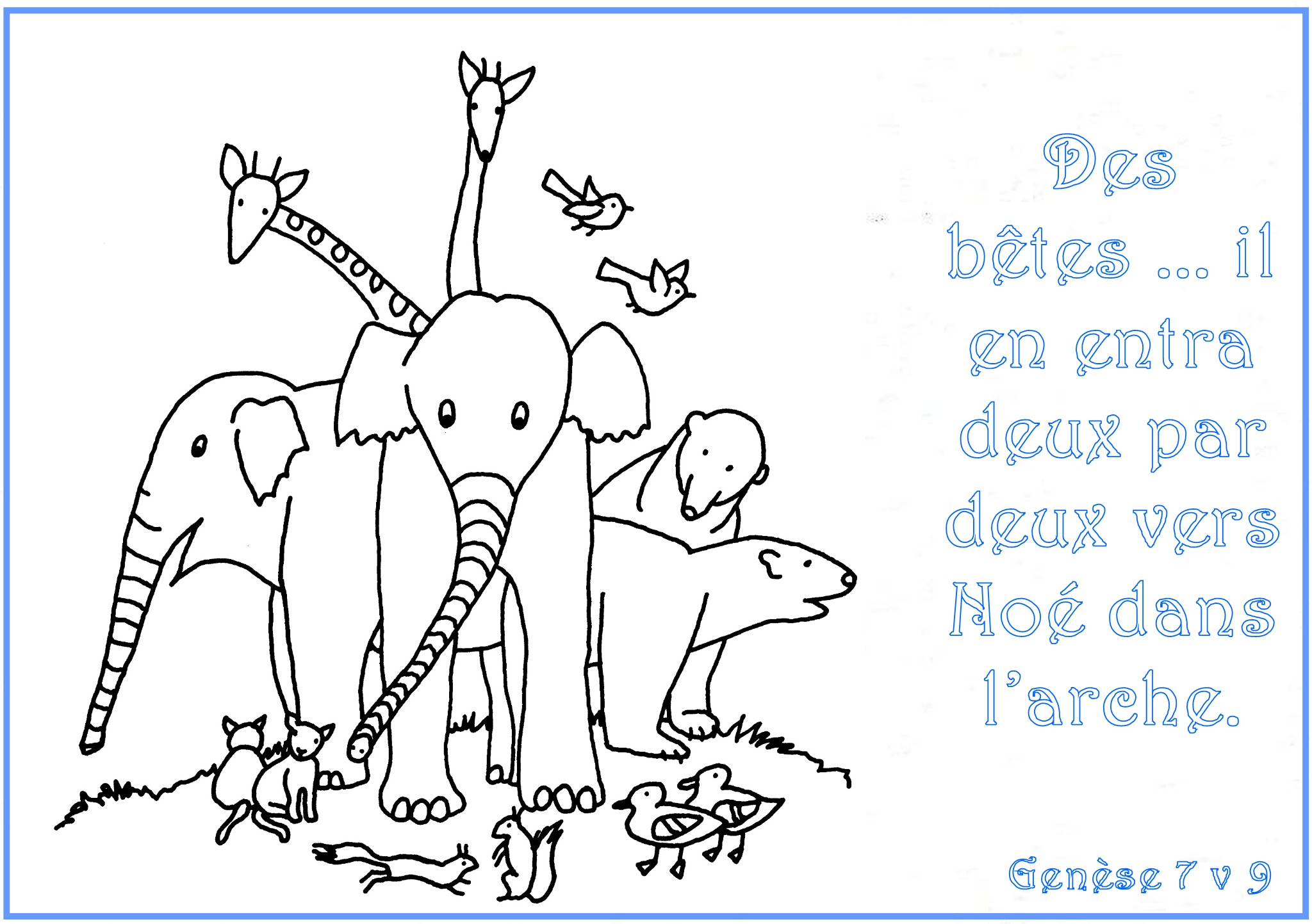 coloriage animaux