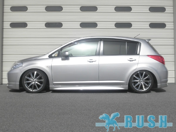 Rushダンパー車高調整キット Comfort Class C11 ティーダ 装着データ Rush Rush Rush