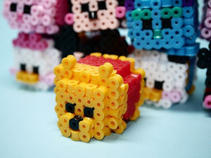 3dperlerbeads アイロンビーズ ディズニーツムツム プーさん 3dperlerbeadsお手軽頑固な立体アイロンビーズ