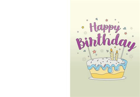 You can download this free card as a pdf file. 2 free happy birthday card printables freebie finding mom