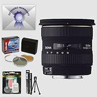 Sigma 10-20mm f/4-5.6 EX DC HSM Wide Angle AF Lens & Filters & 7 Year Warranty for Canon EOS Digital SLR Camera