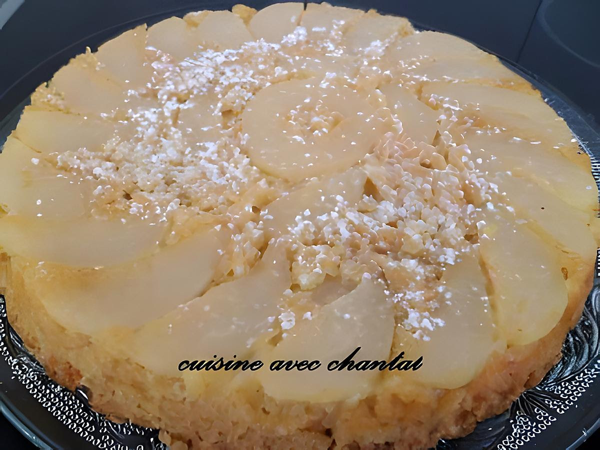 Recette De Gateau Renverse Aux Poires Par Collcha