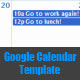 Google Calendar Template - CodeCanyon Item for Sale