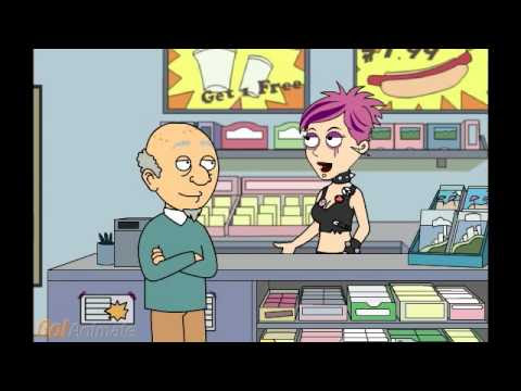 OLD GEEZER VISITS LOCAL 'CASH AND CARRY'