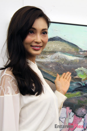 動画 押切もえの絵画が二科展に初入選 今 プライベートは７分咲きくらい Entame Plex
