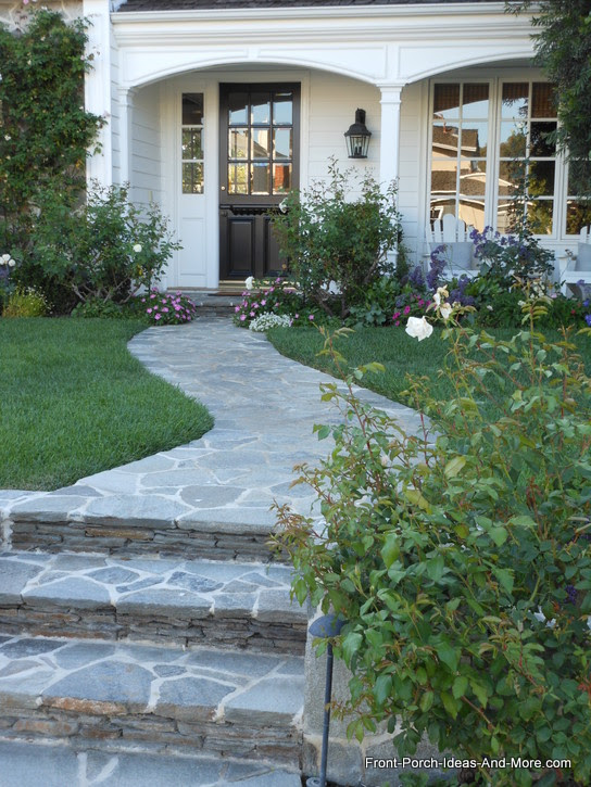 Front Porch Landscaping Ideas From Newport Beach