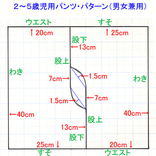暑くなると着替えのズボンがもっと欲しい 簡単なズボンの作り方