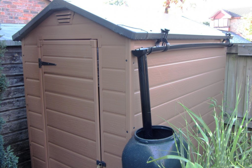How the Rainsaver Fits Any Size Shed | Hall's Rainsaver
