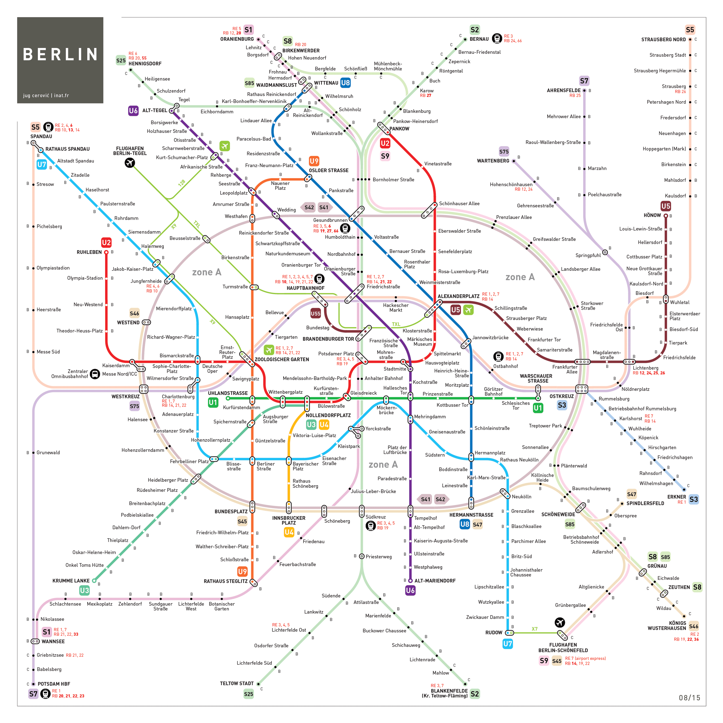 Germany Deutschland train / rail maps