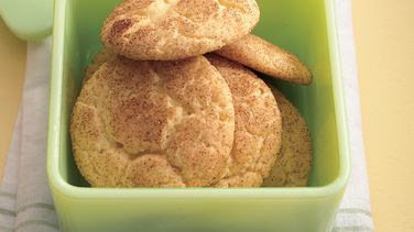 Cake Mix Snickerdoodles recipe from Betty Crocker