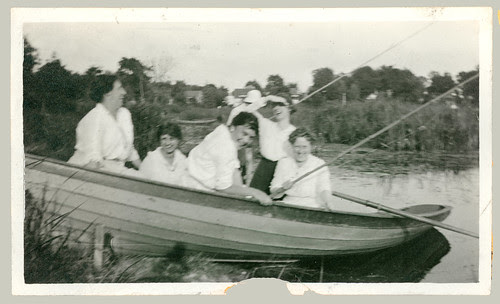 The girls go fishing