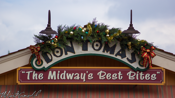 Disneyland Resort, Disney California Adventure, Paradise Pier, Christmas, Garland
