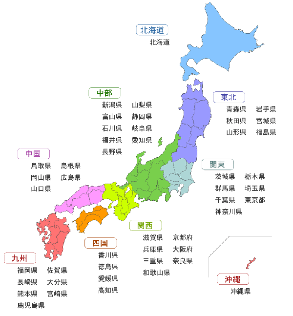 古墳登録都道府県地図 古墳とかアレ 僭称 中国編