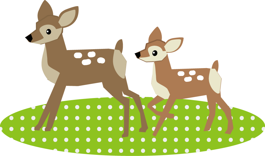 子鹿 シカ 鹿 のイラスト 無料イラスト