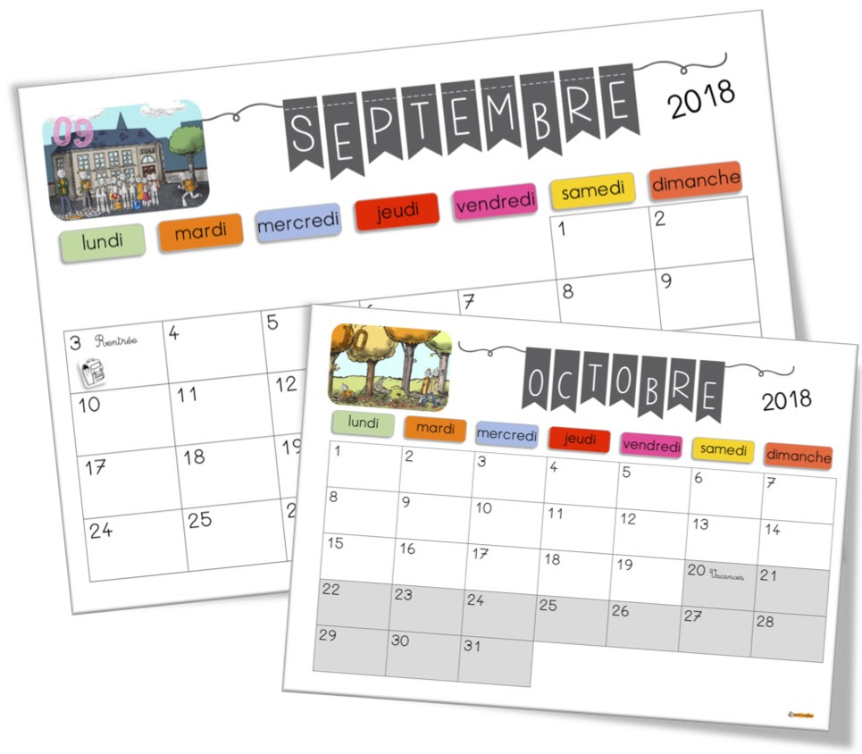 Calendrier Bout De Gomme Bout De Gomme