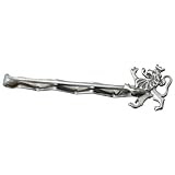 Lion Tie Clip, Sterling Silver, handcrafted
