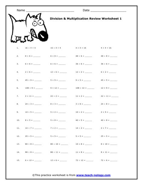 These dynamically created division worksheets allow you to select different. multiplication and long division worksheets mreichert kids worksheets