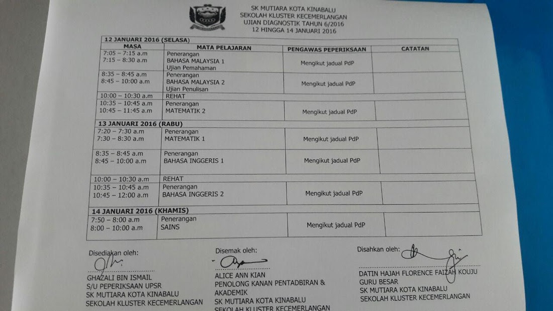 Soalan Ujian Diagnostik Matematik Tahun 6 Kimaku