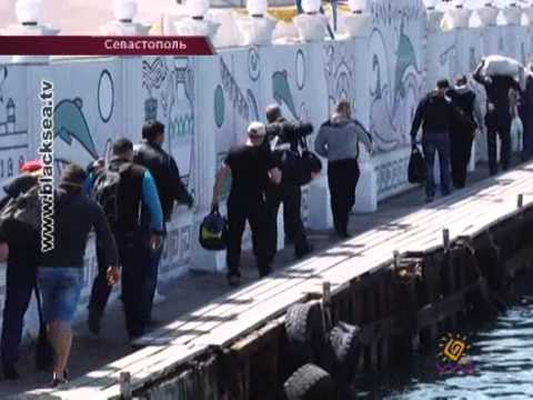 Одесские рейдеры покинули севастопольский дельфинарий