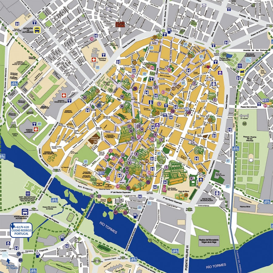 Carte de salamanque | Arts et Voyages