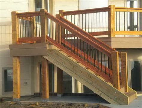 There cannot be any space of more than 4 inches. Deck Stair Rail Height Code | Home Design Ideas