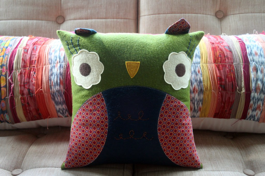 owl pillow