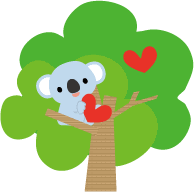 コアラのイラスト 無料イラスト フリー素材