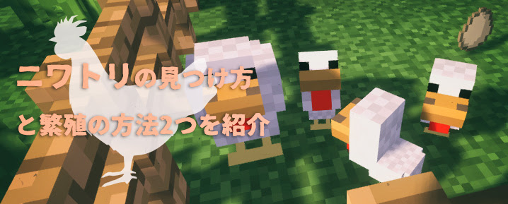 マイクラpc Pe ニワトリの見つけ方と繁殖の方法2つを紹介 マイクラモール