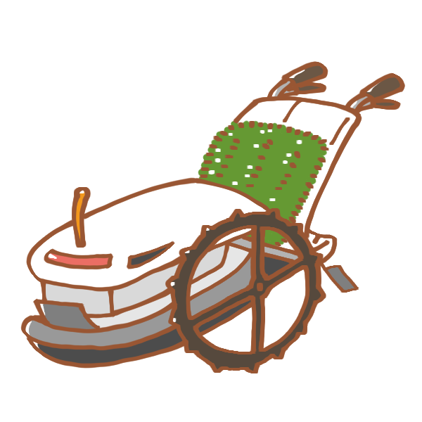 田植え機のイラスト かわいいフリー素材が無料のイラストレイン