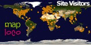Locations of Site Visitors