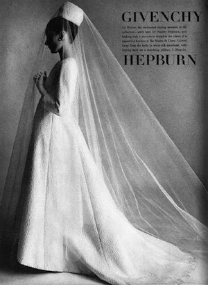 audrey hepburn wedding flowers