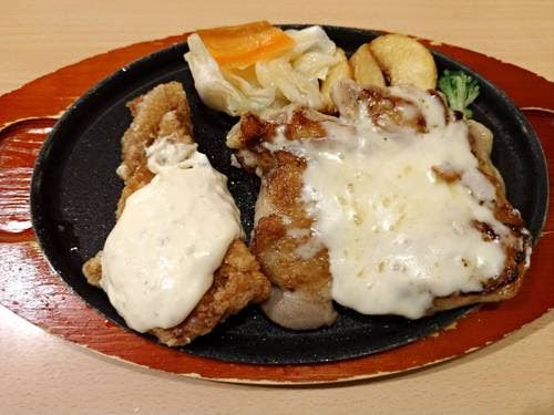 縁活みやざきのほぼランチグルメブログ 西都市 ジョイフル で晩御飯 チキンステーキとチキン南蛮