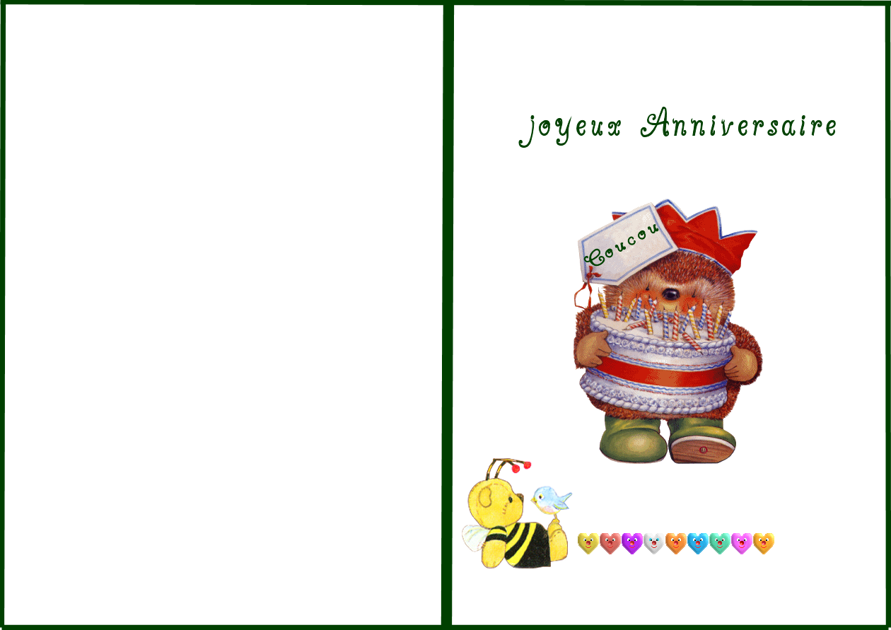 Carte Anniversaire A Imprimer