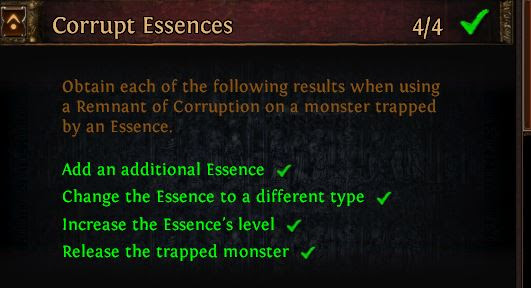 Essences Tiering Levels And What To Corrupt R Pathofexile