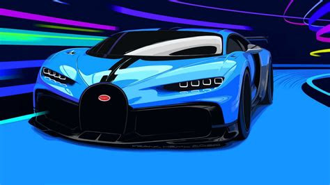 kleurplaat auto bugatti divo