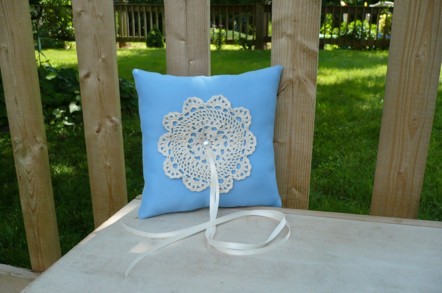 Romantic Ring Bearer Pillow