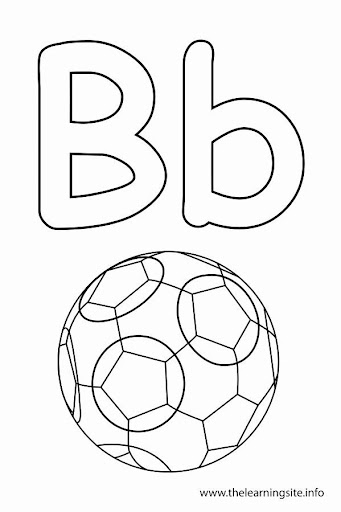 B Coloring Sheet