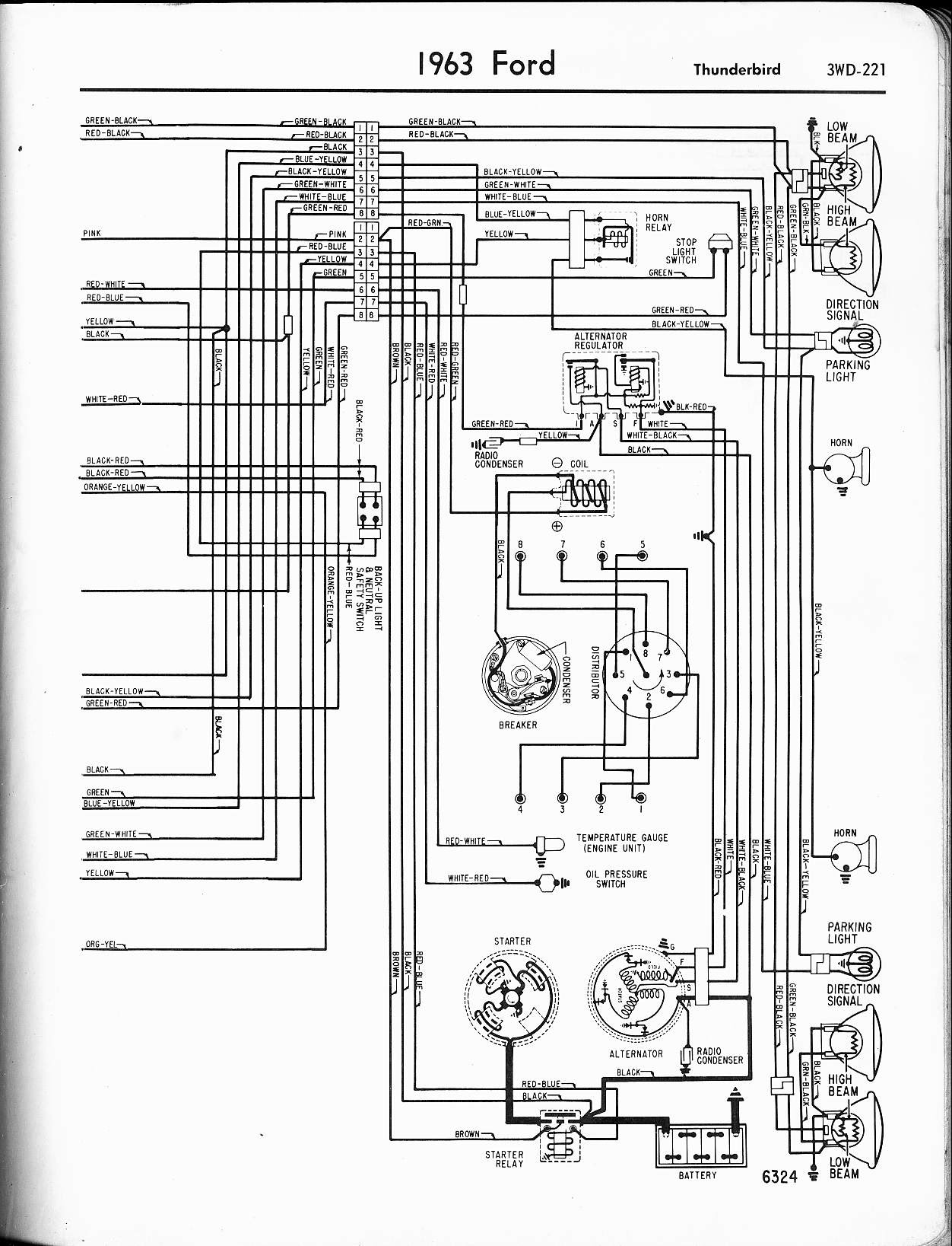 1962 Ford F100 Wiring Diagram