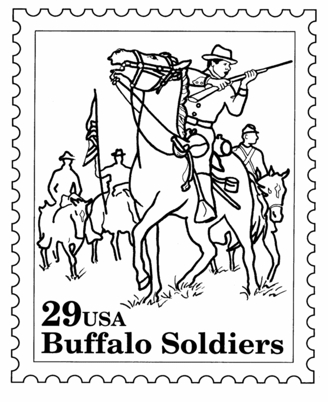 Bluebonkers Postage Stamp Coloring Pages Featured People