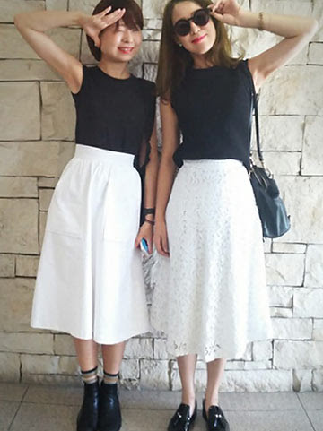通販もok 双子コーデのおすすめブランド 友達とお揃い服 レディースme