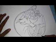 Hangat menggambar wayang kresna, paling baru!