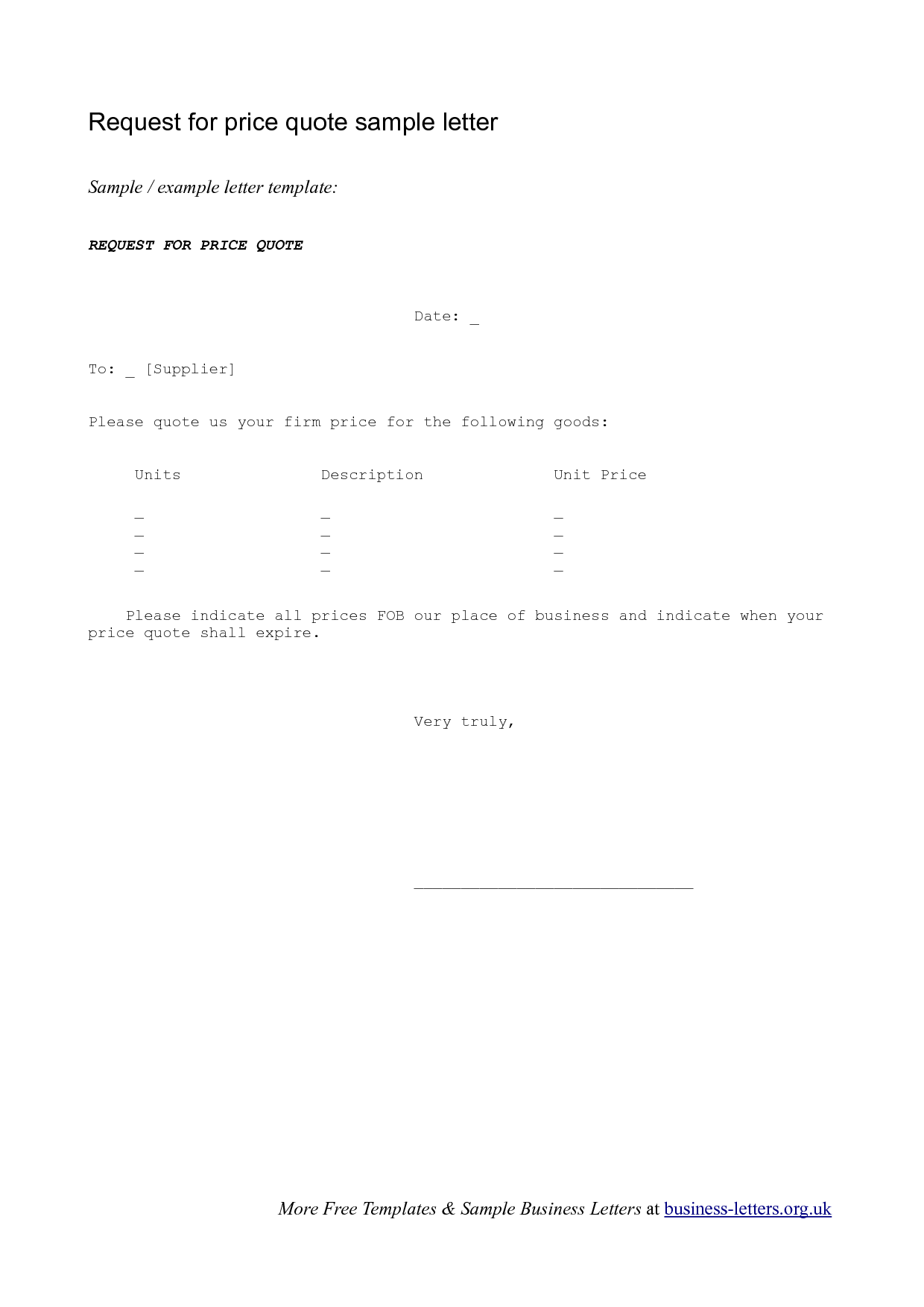 Image Result For Quotation Letter In