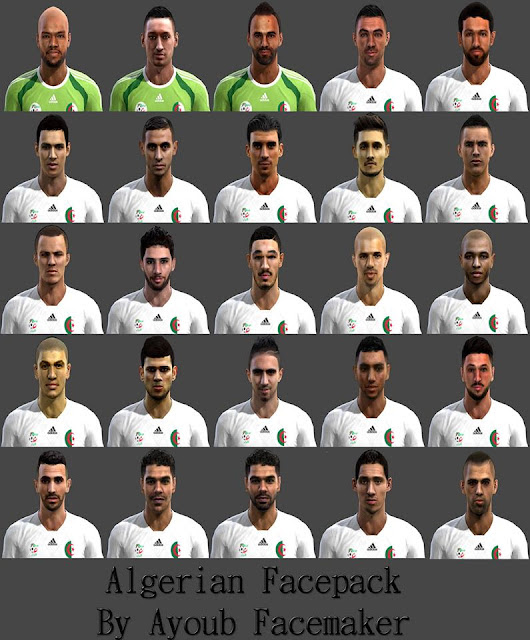 PES 2013 Algerian New Facepack