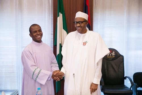 I Hear a Cry Like Rain from Aso Rock - Fr Mbaka Drops Bombshell on Buhari's Health