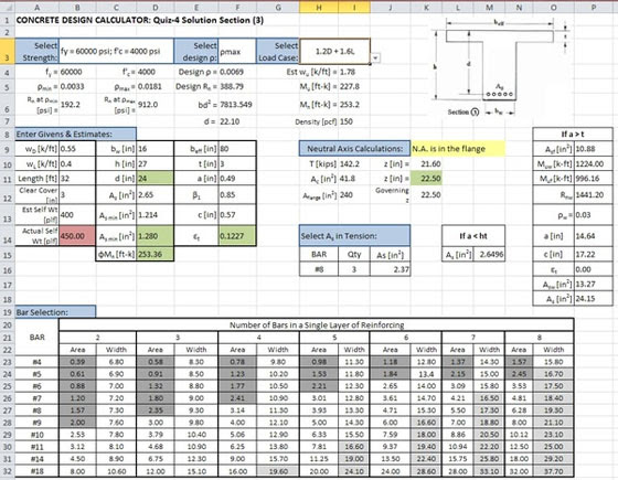 Excel Spreadsheet Design for Engineering Calculations - Construction World